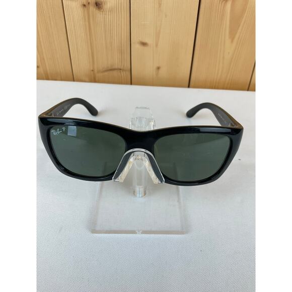 Pre-Owned Ray Ban RB 4194 Polarized Sunglasses- Black - Picture 1 of 8